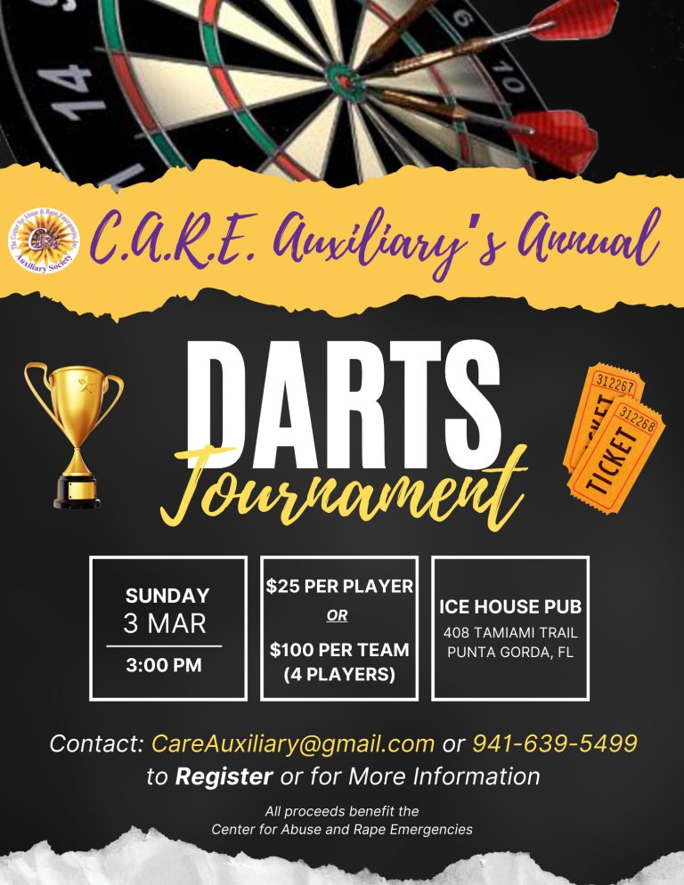 C.A.R.E. Auxiliary’s Annual DARTS Tournament